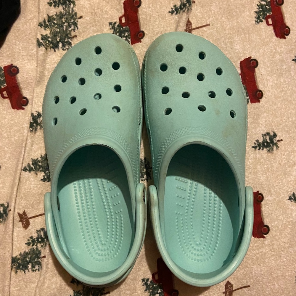Blue CROCS size 7 women’s